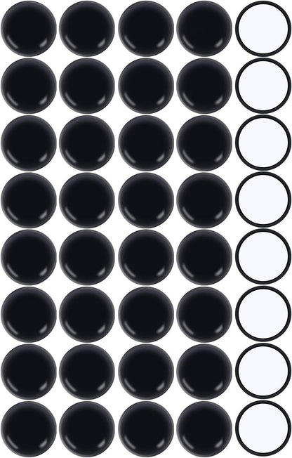 Ezprotekt 16 Pack Self-Stick Furniture Chair Leg Sliders for Carpet, 2-1/8" Self-Adhesive Round Furniture Movers Sliders, Carpet Chairs Furniture Glides, Carpet Moving Sliders Easily Move (Beige)