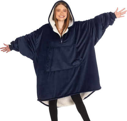 THE COMFY Original | Shark Tank | Patented | Sherpa Wearable Blanket Hoodie