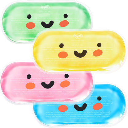 Hilph Kids Ice Packs for Boo Boos, 4 Gel Ice Packs for Injuries Reusable