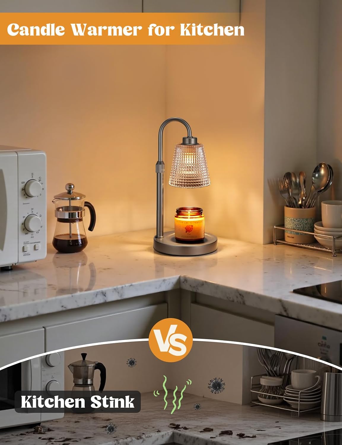 Candle Warmer Lamp with Timer Home Decor Birthday Gifts for Women