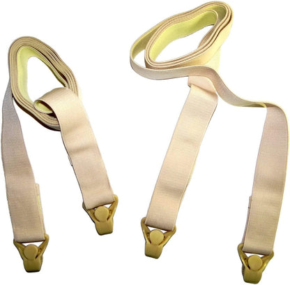 Holdup Bed Sheet Stay-Downs Short Quad USA Patented Plastic Gripper Clasps