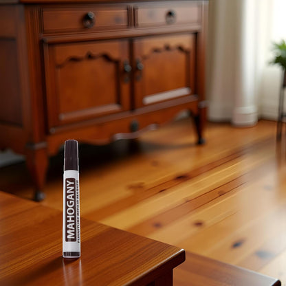 Brown Furniture Repair Wood Cabinet Floor Touch Up Markers Scratch Filler Remover - Mahogany,Wood Polish Care Scratch Covers and Removers