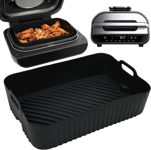 BYKITCHEN Air Fryer Silicone Liners for Ninja FG551/DG551 Smart XL Grill