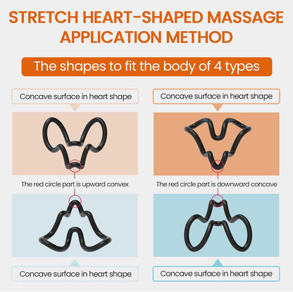 Trigger Point Massager for Shoulder Blades, Psoas & Hip Flexors | Firm deep-tissue pressure for shoulder blades, trapezius, upper back, hip flexors and glutes; manual body-weight control