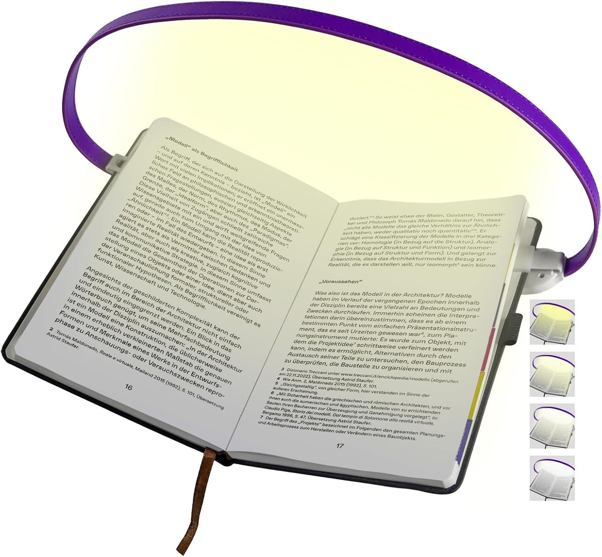 ROOKIELEDS Full-Page Reading Light, 70-Hour Rechargeable Clip-on Book Light