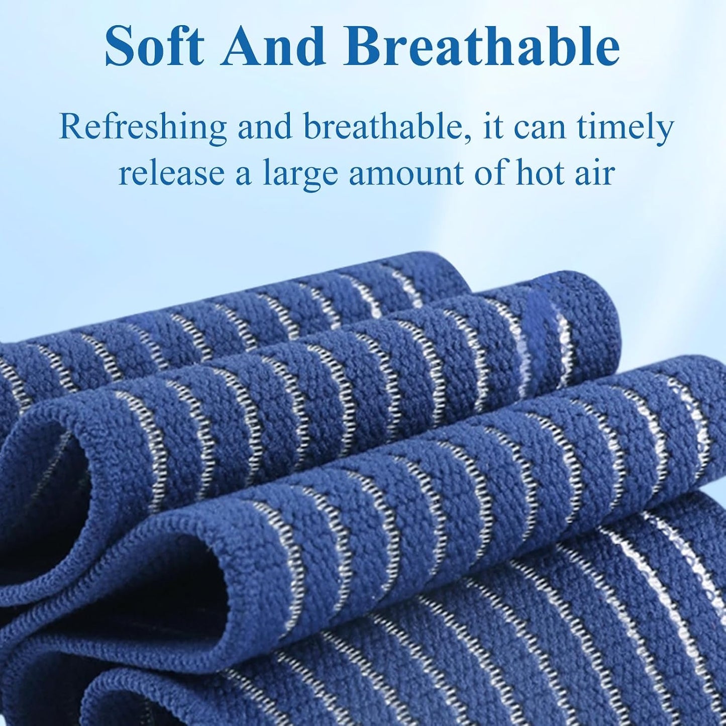 4 Pack Ice Pack Holder Straps for Cold Therapy, 35.5" x 3" Stretch Elastic Wrap with Hook and Loop, Reusable Extender Belt for Knee Shoulder Back (Straps Only, No Ice Packs)(White)