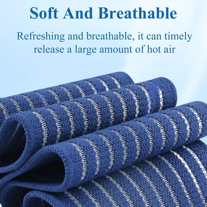 4 Pack Ice Pack Holder Straps for Cold Therapy, 35.5" x 3" Stretch Elastic Wrap with Hook and Loop, Reusable Extender Belt for Knee Shoulder Back (Straps Only, No Ice Packs)(White)