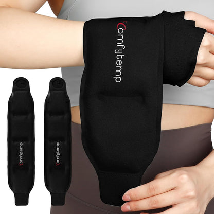 Comfytemp Wrist Ice Pack Wrap Carpal Tunnel Relief Wrist Brace, 2 Packs