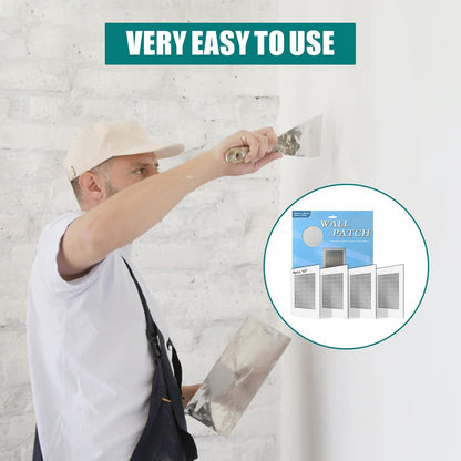 8Pcs 6 Inch Drywall Patch, Wall Repair Patches Wall Hole Repair Patch | Wall Patch for Aluminum Metal Sheetrock Ceiling, Self-Adhesive Fiberglass Repair Kit(6"x 6")
