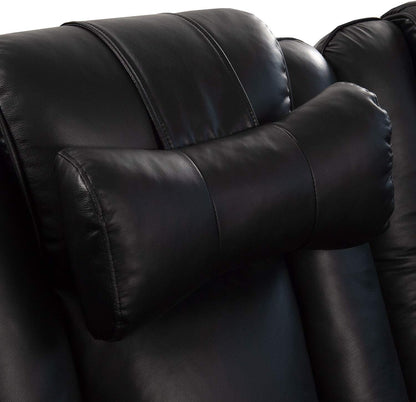 Octane Seating Pillow for Recliner Chairs | Diamond Stitching | Brown Italian Leather