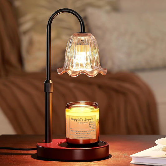 Homelist Candle Warmer Lamp, Adjustable Height Candle Warmer | Vintage Candle Warmer Lamp Dimmable with Timer for Home Decor, GU10 Bulb, Table Lights for Bedroom, Tea Room, Rest Room