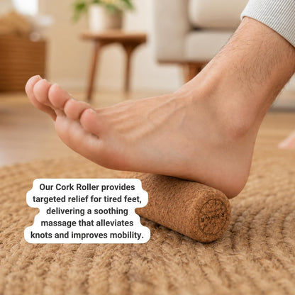 Mini Cork Roller | – Cork Foot Roller for Plantar Fasciitis, Arch Release & Foot Recovery · Includes Access to Our Online Courses