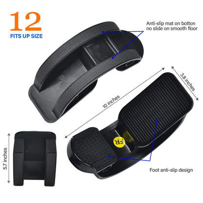 Foot Rocker Calf Stretcher Ankle Plantar Board for Achilles Tendonitis, Muscle Stretch, Feet and Shin Splint Pain Relief - Improve Calf Flexibility, Ankle Mobility - Rose