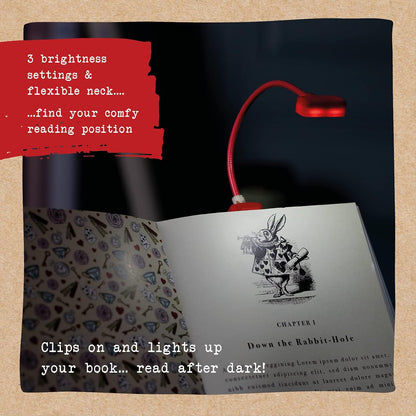 IF Book Lover's Reading Light - Bee, Blue