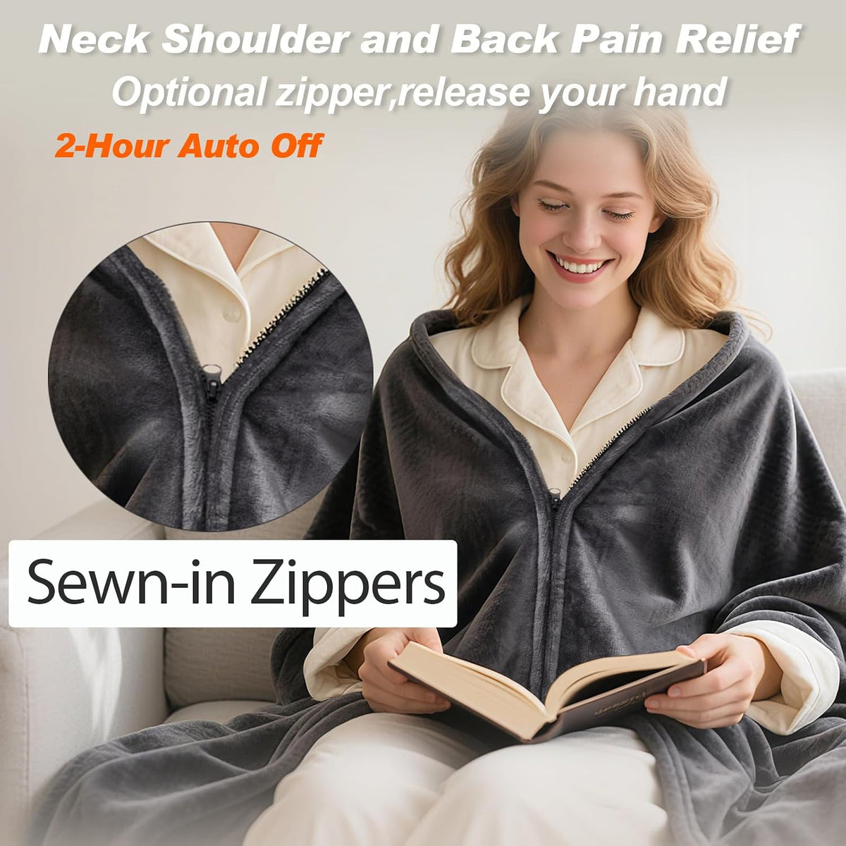 Heating Pad for Back Extra Large 59x27 Full Body Electric Heat Cloak XXL