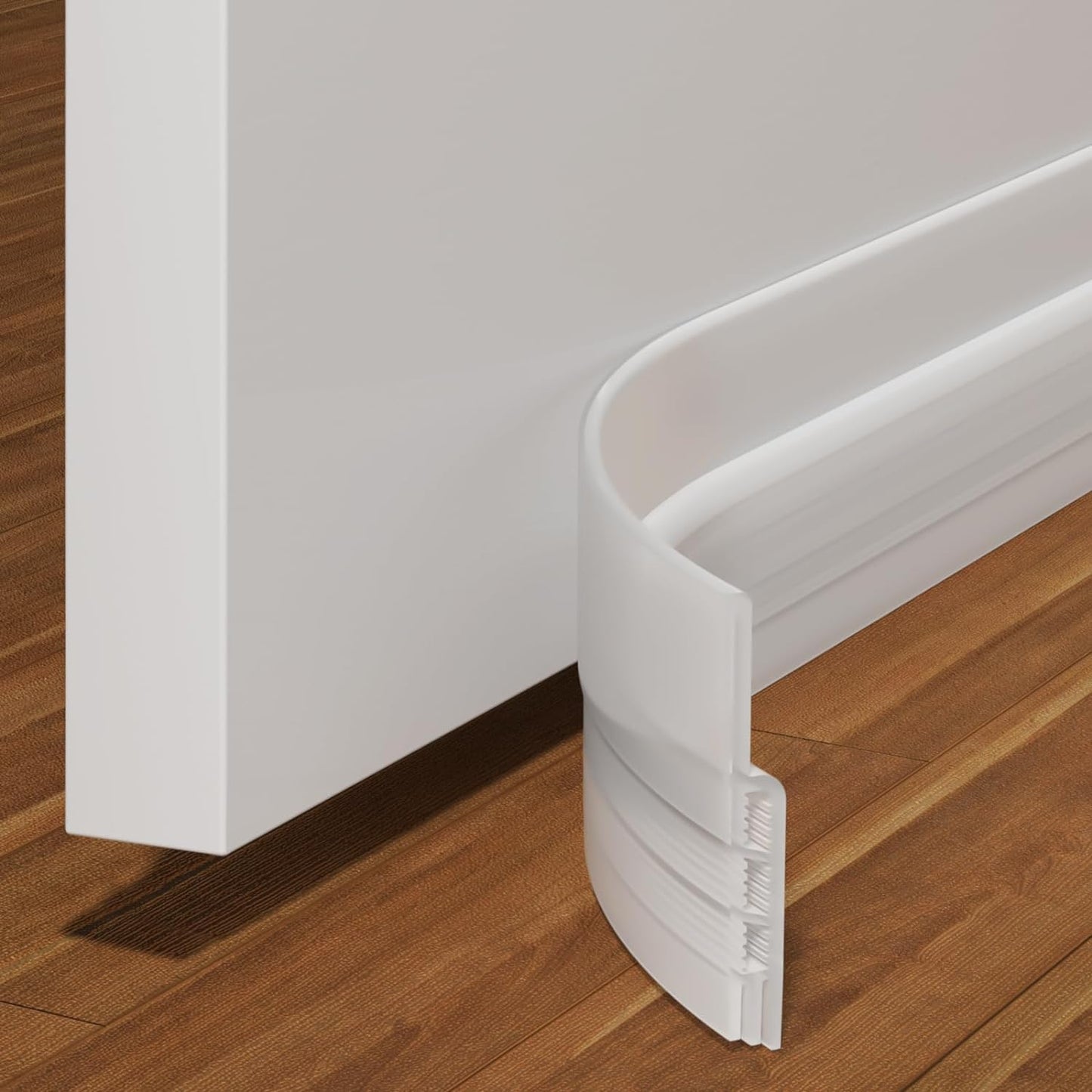 Holikme Door Draft Stopper 41inch Weather Stripping Door Seal Sweep | Under Door Draft Insulator Strong Adhesive Silicone Garage Window Strip Blocker Cold Air & Noise, Easy Install Save Energy