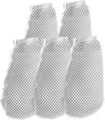 Nylon Lint Trap for Washing Machine Drain Systems & Discharge Hoses - Fits All Washing Machines (3Pcs Nylon Velvet Collector and 3Pcs Tie Strap)