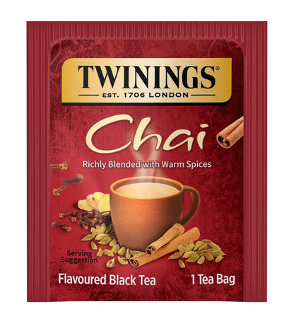 Twinings Mango & Pineapple Herbal Tea Individually Wrapped Bags, 20 Count (Pack of 1), Naturally Caffeine-Free, Enjoy Hot or Iced, 20 Teabags