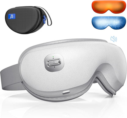 BOB AND BRAD Eye Massager with Heat and Cooling, FSA-HSA Eligible, Heated Eye Massager Mask for Dry Eyes, Migraines, Headaches Relief, Reduce Strain, Improve Sleeping, Birthday Gift for Women Men
