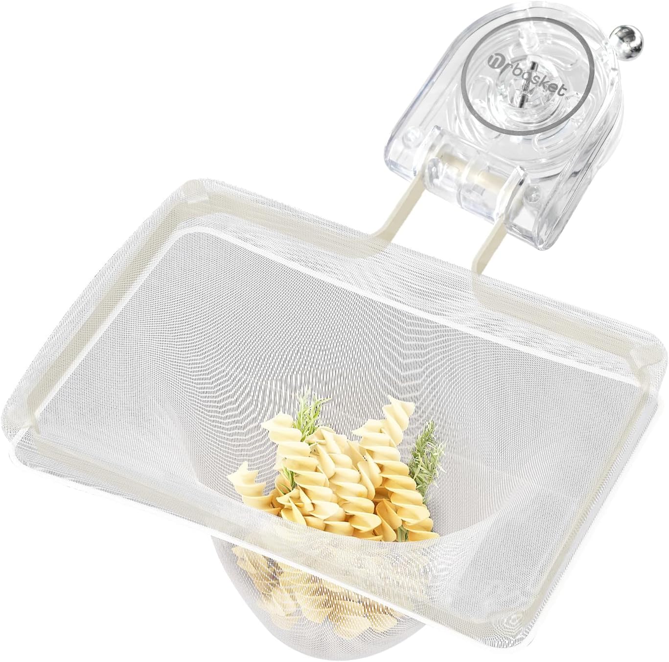 Kitchen Sink Strainer with Filter Mesh Bag, Food Waste Filter Basket, Suction Cup Folding Washing Vegetables and Fruits Drying Bag Holder