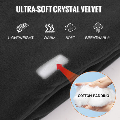 Girasol Heated Neck Wrap Heated Scarf for Neck Pain Relief, Neck Heating Pad with 5000mAh Power Bank, Cordless Thermal Neck Brace Electric Heated Neck Warmer with 3 Heating Levels (Purple)