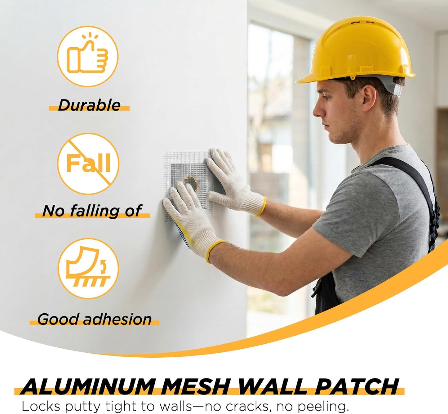 Drywall Patches, 20PCS Kit, 2/4/6/8 Inch Drywall Repair Patches for Holes | Aluminum Materials 丨 Long-lasting & Durable 丨 4 Easy Steps to Repair 丨 Multiple Loose Fit Sizes