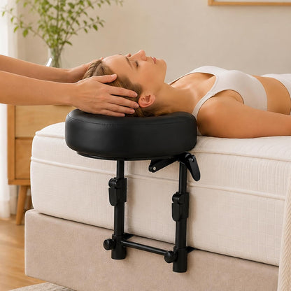 Massage Headrest for Bed, Head Holder & Face Cradle with Face Down Pillow