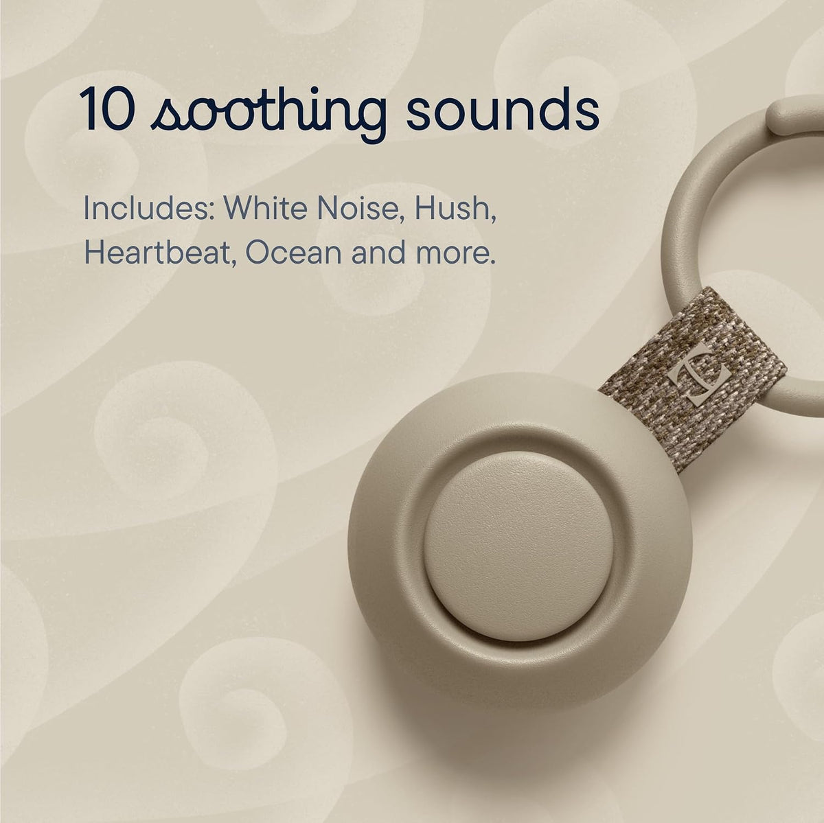 Hatch Go Portable Sound Machine & Sleep Soother for Babies & Kids (Putty)
