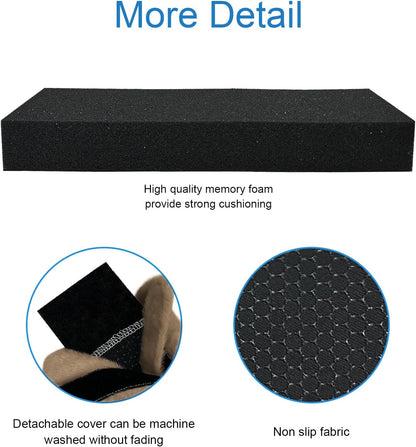 SPRING SEAON Wheelchair Armrest Pads Covers Fuzzy Desk Chair Arm Pads Soft