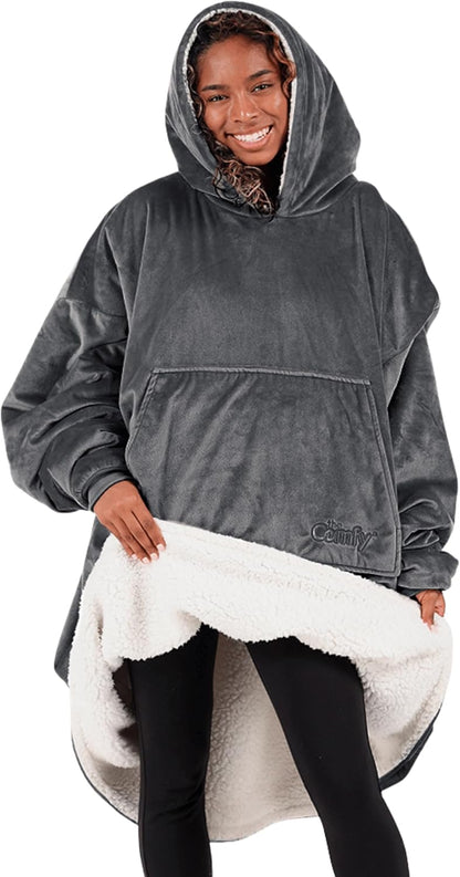 THE COMFY Original | Shark Tank | Patented | Sherpa Wearable Blanket Hoodie