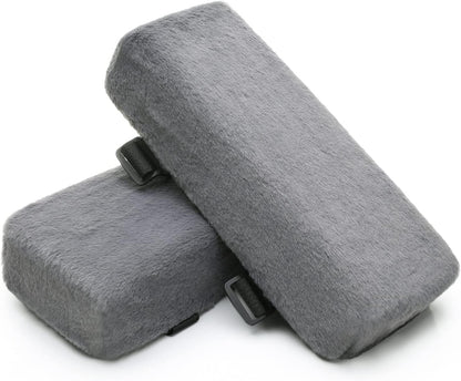 LargeLeaf Chair Armrest Cooling Gel Cushions Elbow Pillow Pressure Relief Office Chair Gaming Chair armrest with Memory Foam armrest Pads 2-Piece Set of Chair