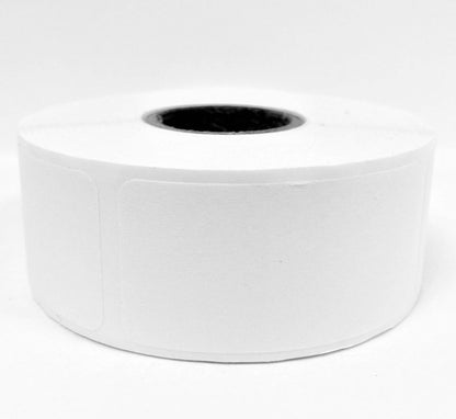 Dissolvable Food Storage Labels for Home and Restaurant - Blank White 1x2 inch 500 Labels Per Roll -Dissolves in Water in 30 Seconds No Adhesive Residue - Perfect for Glass, Metal, Plastic Containers