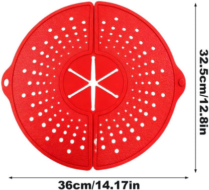 Splatter Guard for Frying Pan Foldable Silicone Cover