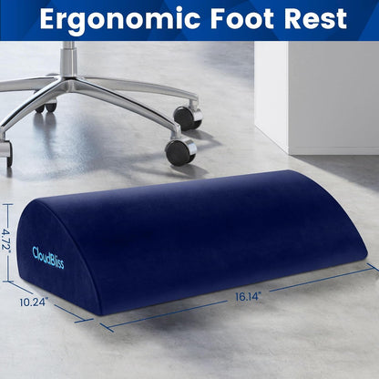 Foot Rest for Under Desk at Work, Foot Stool for Office, Footrest, Black