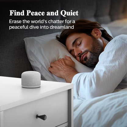 REACHER Travel White Noise Sound Machine, Small Bluetooth Speaker for Sleep