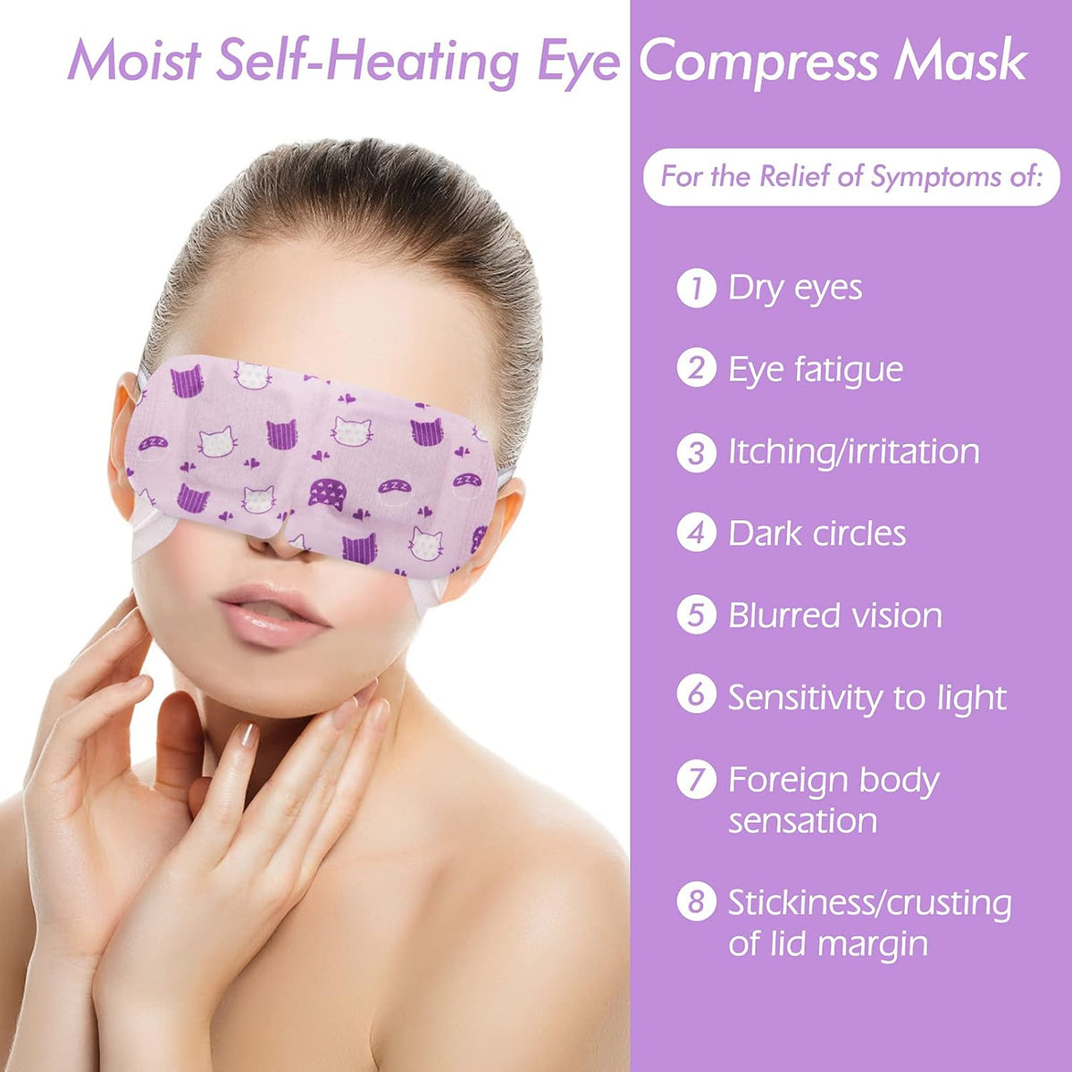 Jekeno Steam Eye Mask Heated Eye Masks for Dry Eyes