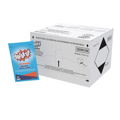 Diversey Break-Up Professional Fryer Boil Out Cleaner, 2 oz, 36 Pack