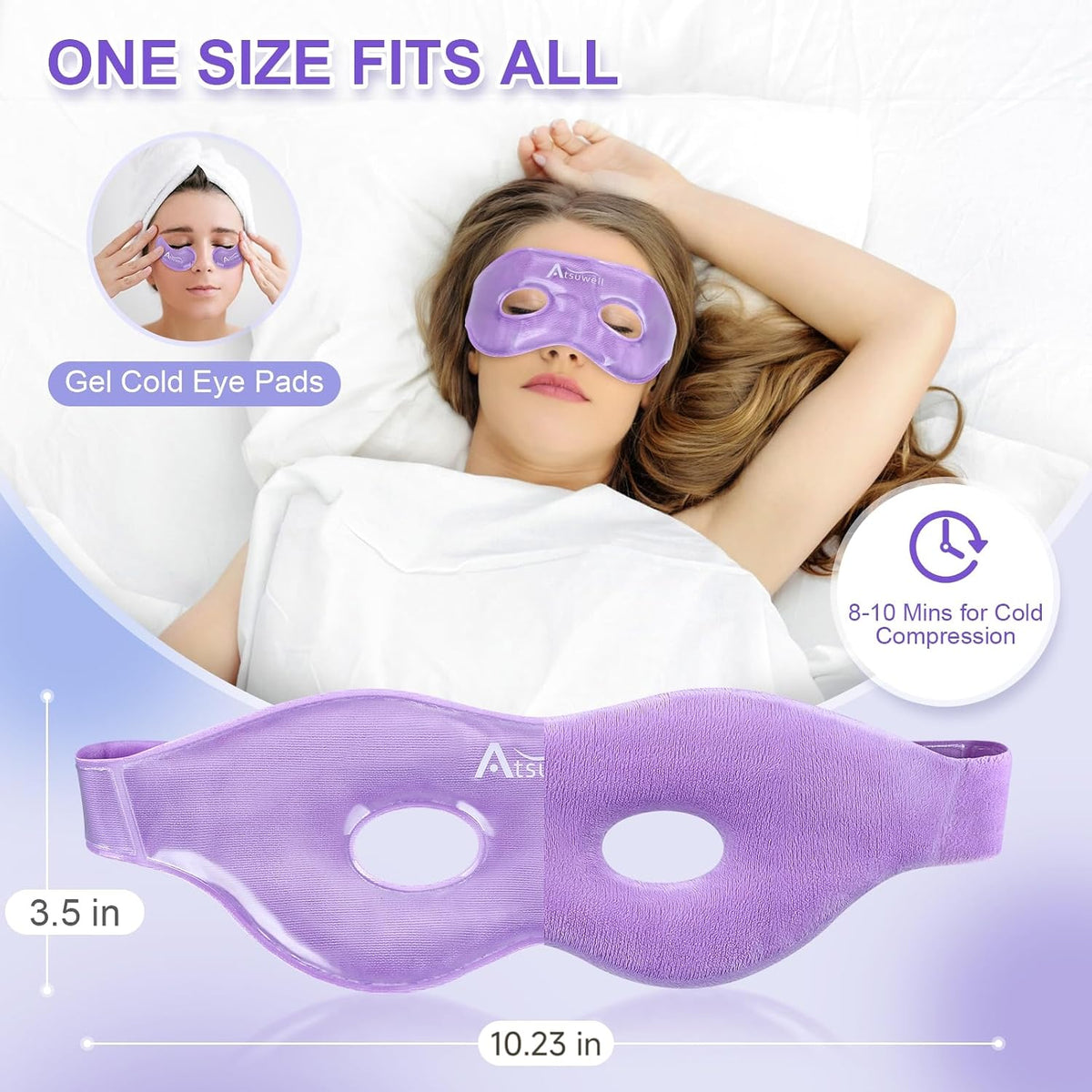 Atsuwell Cooling Ice Face Eye Mask Set