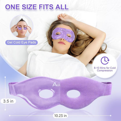Atsuwell Cooling Ice Face Eye Mask Set