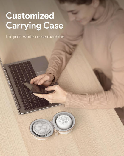 Carrying Case for Babelio White Noise Machine, Compact Travel Storage Bag | Mini Sound Machine Protective Case, Scratches Shockproof Waterproof, Only Case