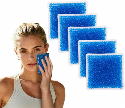 Small Gel Ice Pack – Cold Packs for Injuries and Everyday Relief, Gel Ice Packs Reusable for Sore Areas – Soft Flexible Ice Pack Reusable Design for Targeted Cooling Therapy and Convenience