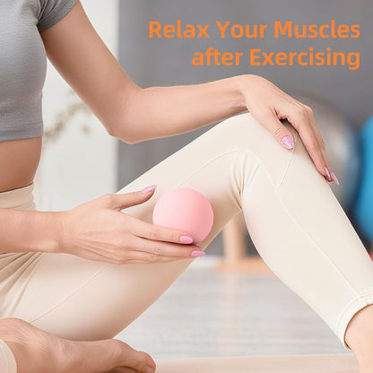 Massage Lacrosse Balls for Myofascial Release, Trigger Point Therapy | Foot Massage Ball to Relieve Plantar Fasciitis, Muscle Soreness