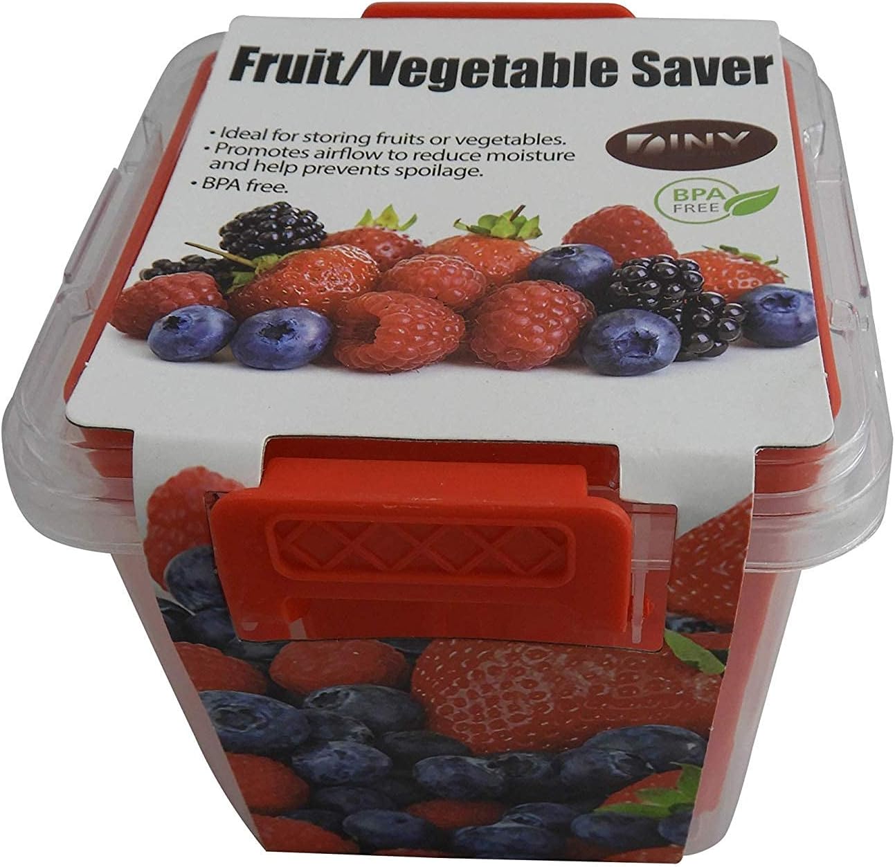 Home & Style Produce Storage Container with Colander – Rinse, Drain & Keep Fruits Fresh – BPA-Free Fridge Fruit Saver with Lid – Ideal for Strawberries, Blueberries & Vegetables