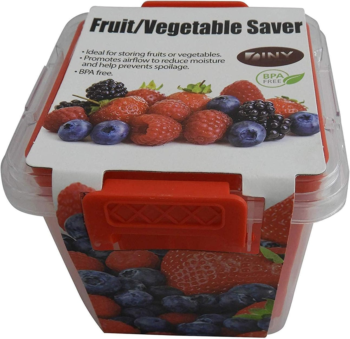 Home & Style Produce Storage Container with Colander – Rinse, Drain & Keep Fruits Fresh – BPA-Free Fridge Fruit Saver with Lid – Ideal for Strawberries, Blueberries & Vegetables