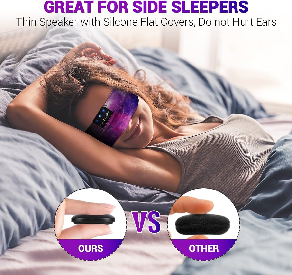 LC-dolida Sleep Headphones Bluetooth Headband