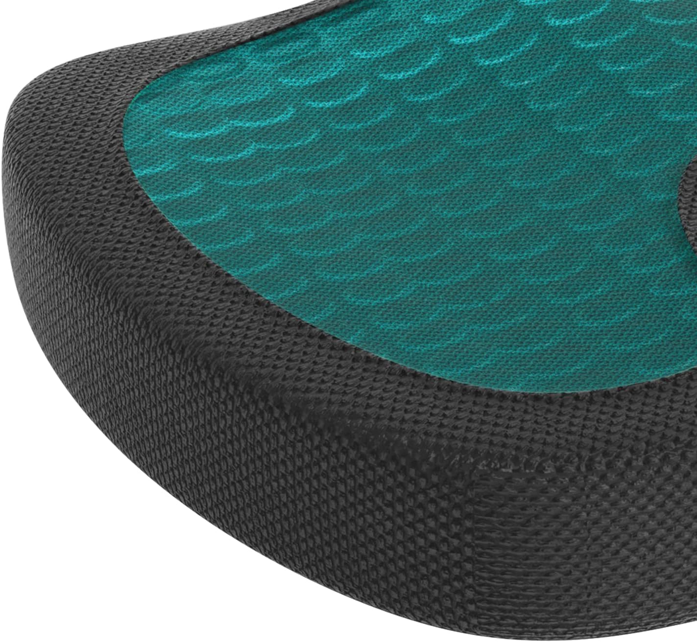 Amazon Basics Comfortable Seat Cushion & Lumbar Support for Office Chairs, Gel Enhanced Memory Foam, Non-Slip, Cooling, Portable, Pack of 2, Rectangular, Black