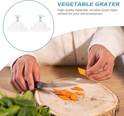 Ipetboom 2pcs Plastic Finger Protectors Vegetable Grater Hand Guards Anti-Cut Kitchen Tool for Safe Vegetable and Fruit Slicing
