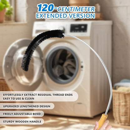 Dryer Lint Brush Vent Cleaner Lint Trap Cleaning Tool Dryer Vent Brush Long Flexible with Wood Handle 27.95Inches Medium Size for Dryer Vent Cleaning DIY Enthusiasts Homeowners (1, PCS)