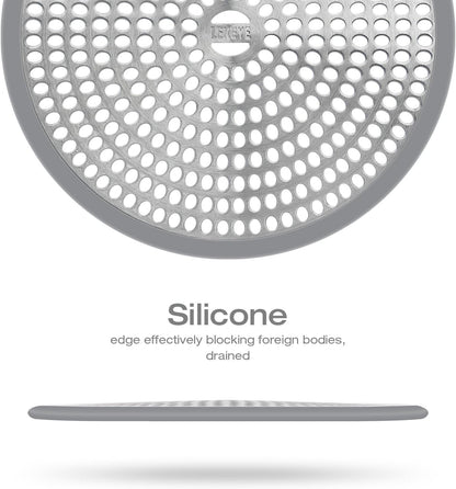 LEKEYE Shower Drain Hair Catcher/Strainer/Stainless Steel and Silicone