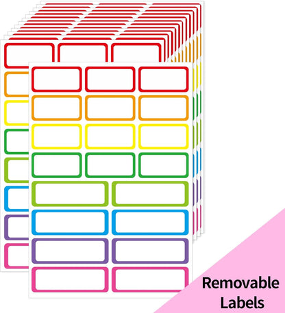 1000 Blank Removable Freezer Labels, Blank Removable Labels Water Oil Resistant with Perforation Line for Food Containers Jars Pantry Organization (Each Measures 1x 3 Inch)